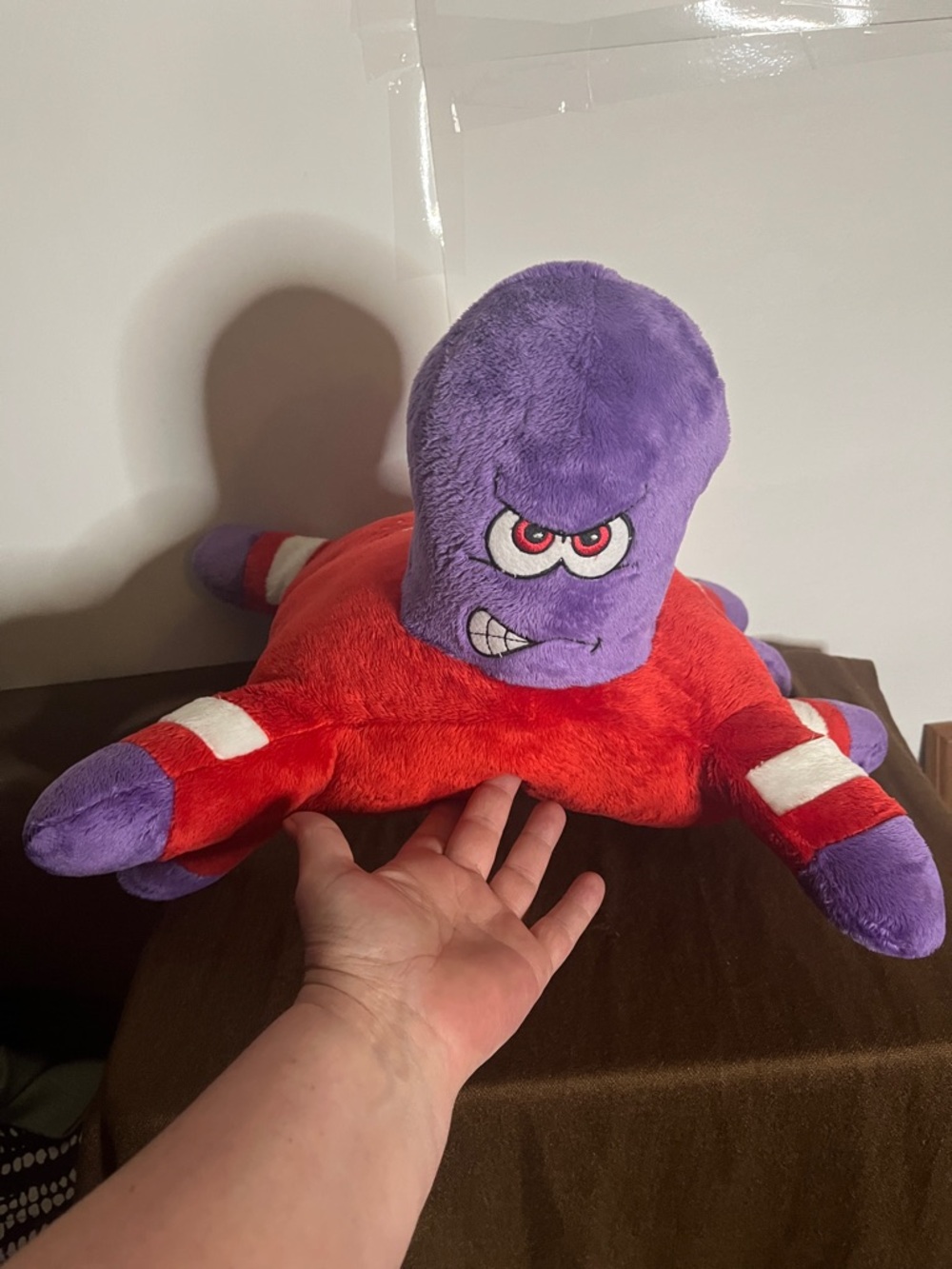 😄Vintage 2009 Red Wings octopus pillow pets nhl plush